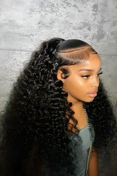 follow @missrichyrich for more!🩵 3 Braid Half Up Half Down, Curly Wig Hairstyles Half Up Half Down, Half Up Half Down With Tiny Braids, Half Up Half Down Bond In Weave, 3 Part Half Up Half Down Curly Hair, Curly Half Up Half Down With Braids, Curly Weave Hairstyles Half Up Half Down, Prom Hairstyles Half Up Half Down Black, French Braid Wig Hairstyles