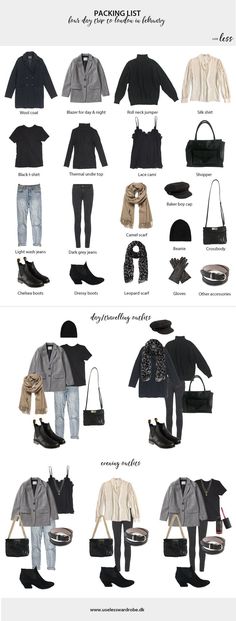 Packing List: a Weekend in London in February. What to pack and Outfit Options. Travel Capsule Wardrobe 2018 London In February, Outfits For Spain, Weekend In London, Outfit Options, Winter Travel Outfit, Travel Capsule, Travel Capsule Wardrobe, London Outfit, Winter Capsule Wardrobe