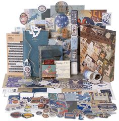 PRICES MAY VARY. Aesthetic Scrapbooking Supplies kit - A large collection of blue theme junk journaling supplies kits. The gift box package is perfect for scrapbooking beginners or journaling enthusiasts. Blue Themed Junk Journal Ephemera Pack - Each kit comes with vintage ocean themed Junk Journal supplies, including 2pcslarge aesthetic paper, 4 pcs Vintage Scrapbook Paper, 6 pcstranslucent sulfuric acid paper, a grid TN notebook, 4 pcs coated paper bookmark, 10 pcs scrapbook stickers, 6 pcs ph Vintage Scrapbook Paper, Stickers Scrapbook, Journaling Kits, Scrapbook Kit, Journaling Scrapbooking, Notebook Stickers, Vintage Scrapbook, Diy Planner, Scrapbooking Supplies