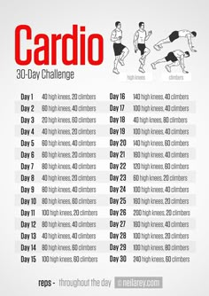 the 30 day cardio challenge is here to help you get fit and build muscle