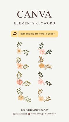 Canva Element Keywords Flower | Wedding Flowe Canva Elements Keyword Wedding, Wedding Flower Frame, Canva Creations, Frame Flower, Alphabet Photos, Canva Wedding, Canva Elements Keyword, Frame Floral, Email Marketing Template