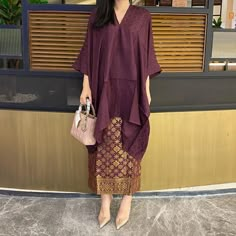 Batik Modern Fashion Style, Indonesian Clothing, Dress Muslim Modern, Eid Fashion