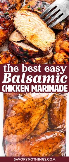 the best easy balsamic chicken marinade