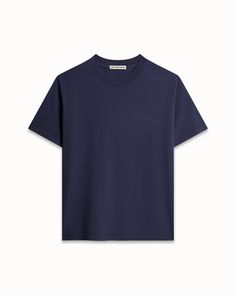 A wardrobe staple, the t-shirt. Everyone has a favourite, this is ours. Made in USA from a mid weight cotton jersey and garment dyed for a soft and lived in feel. Made in USA 100% cotton jersey Pre-shrunk Fits true to size, mens sizing Model is 6'2" wearing a size L