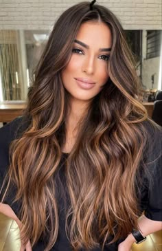 Sophisticated Hair, Sunkissed Hair Brunette, Balayage Long Hair, Coloring Images, Photography Backgrounds