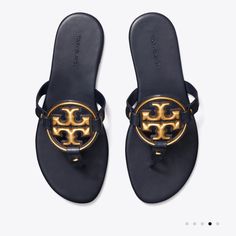 Worn Once Tory Burch Miller Sandals Outfit, Soft Leather Sandals, Soft Sandals, Miller Sandal, Tory Burch Sandals, Beautiful Sandals, Christmas Board, Stylish Glasses, Metallic Sandals