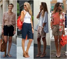 Ideias de Looks para Trabalhar no Verão! Short Largo, Upscale Fashion, Causal Outfits, Summer Beach Outfit, Summer Work Outfits, Zara Fashion, Over 50 Womens Fashion