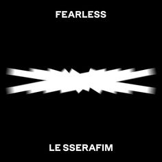 a black and white photo with the words fearless written below it, in front of a dark background