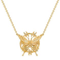 PRICES MAY VARY. 💐Butterfly Necklace Size 💐Chain length (Adjustable): 16"-18",pendant 20mm*18mm,Packed in a delicate gift box. (Please confirm the size of the product before placing an order, in case the size of the product is too big or too small for you) 💐Gold Butterfly Necklace Material 💐Three times gold plated process to makes the necklaces bright,strong coloring and never fading,nickel-free,lead-free,hypoallergenic,reducing the possibility of rash or any irritation.Comfortable to wear. Gold Necklace For Women, 14k Gold Plated Jewelry, Butterfly Necklace Gold, Dainty Gold Necklace, Gold Charm Necklace, Women Necklace, Gold Necklace Women, Gold Butterfly, Necklace Size