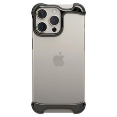 an iphone case with two cameras attached to the back of it, on a white background