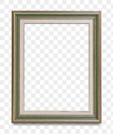 an empty wooden frame on a white background, with no image or text in it