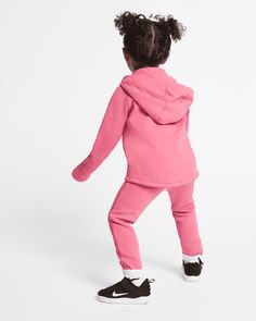 Stay stylish and comfortable with our Kid's Sportswear Tech Fleece Outfit. Made with high-quality fleece material, this outfit provides superior warmth and softness. Perfect for active kids, the moisture-wicking technology keeps them dry and comfortable during all their adventures. Upgrade your child's wardrobe today! More Details Color: Pink Style: 26D736-A5K Tech Fleece Outfit, Fleece Outfit, Kids Sportswear, Active Kids, Pink Style, Tech Fleece, Nike Kids, Pink Fashion, Summer Collection