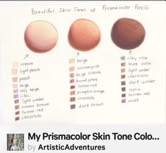 the different shades of skin tone are shown in this graphic file, with text below