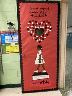 February Bulletin Boards, Door Decorations Classroom Christmas, School Door Decorations, Library Bulletin Boards, Classroom Doors, Preschool Bulletin Boards