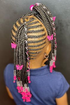 Cute Hairstyles for Black Girls Cute Little Black Girls Braid Hairstyles, Girl Braids Hairstyles Kids Black Little Short Hair, Black Girls Hairstyles Kids Natural, Kid Graduation Hairstyles Black, Girls Box Braids Black Kids, Kids Quick Braided Hairstyles, Lil Black Girls Braided Hairstyles, Black Girls Hairstyles Braids Natural, Natural Braid Styles For Little Black Girls Kids