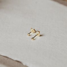 Tiny Star Earrings - Mini Gold Studs - Dainty Earrings - Small Star Earrings - 14k Gold - Cute Minim Dainty Gold Earrings, Hammered Hoop Earrings, Mini Gold, 2 Earrings, Minimalist Studs, Tiny Star, Tiny Studs, Star Earrings Stud, Sterling Silver Hoop Earrings