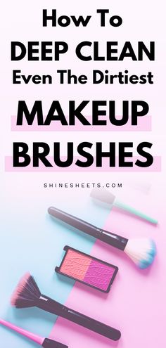 Makeup Brushes And Sponges, Mat Makeup, Diy Makeup Brush Cleaner, Sponges Makeup, Diy Makeup Brush, Cleaning Diy