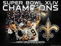 new orleans saints super bowl champs poster