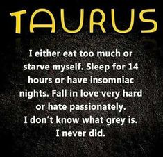 the poem taurus is written in yellow and black