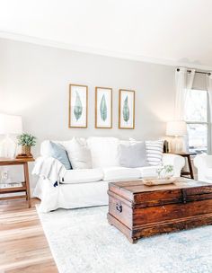 the living room is clean and ready to be used as a den or family room