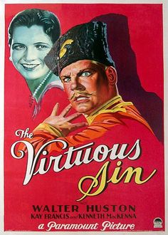 an old movie poster for the virtuous sun