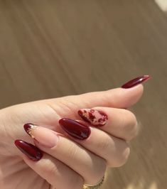 Red Acrylic Nails, Casual Nails, Trendy Nail Art, Minimalist Nails, Pretty Acrylic Nails, Fancy Nails