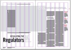 the front and back pages of a manual for regulators, with text on it