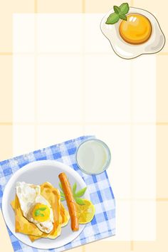 there is a plate with food on it and an egg in the bowl next to it