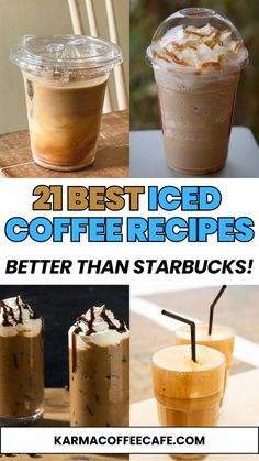 the best iced coffee recipes for better than starbucks