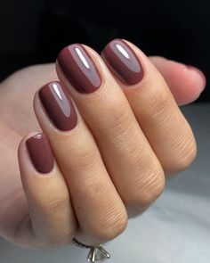 Infuse your nails with vibrancy using our vibrant fall colors. From deep purples to fiery reds, these hues will make your nails pop with autumn energy. Get ready to stand out this season! 🌈💅 #VibrantFallNails #BoldFallNailArt Dark Nail Colors, Summer Nails 2023, Dark Nail, Subtle Nails, Nice Nails, Nails 2023, Dark Nails, Brown Nails