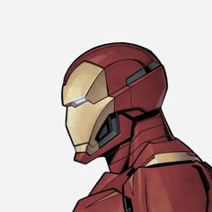 an iron man is standing in front of a white background