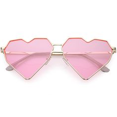 Heart Shape Sunglasses, Shape Sunglasses, Colored Glasses, Heart Glasses, Shaped Sunglasses, Cool Glasses