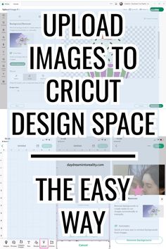 the easy way to upload images to cricut design space