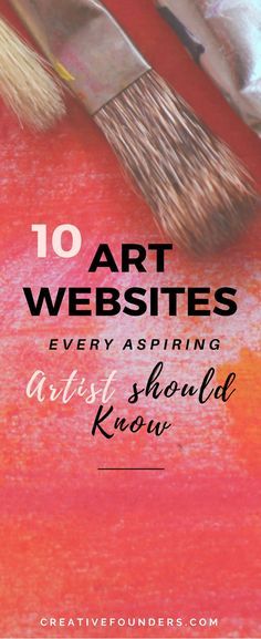 the words 10 art websites every aspiring artist should know