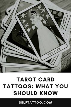 Tarot cards are steeped in mystery, with each image hinting at something that your future may hold. As each card is symbolic on its own and can have deep meaning in your life, the practice of tarot reading can be a spiritual place to find inspiration for a meaningful tattoo. Moon Tarot Card Tattoo, Tarot Card Tattoos