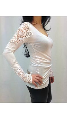 Cute Long Sleeve Lace Shirt, Western Couture, Body Shirt, Lace Long Sleeve Shirt, Turtleneck Shirt, Crochet Girls, Sleeves Blouse, Blouse Long Sleeve, Fitted Blouses