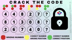 Critical Thinking Puzzle: Can you Crack the 3-digit Passcode that will Open the Lock? Code Puzzles, Visual Puzzles, Intellectual Stimulation, Mental Workout, Cognitive Exercises, Rebus Puzzles, Number Puzzles