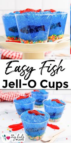 easy fish jell o cups for kids to make