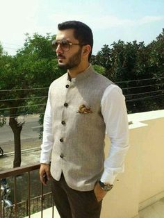 Men Nehru Jacket Outfit, Sadri Designs For Men, Nehru Coat For Men, Nehru Jacket For Men Wedding, Kurta Pajama For Men, Pajama For Men, Punjabi Style