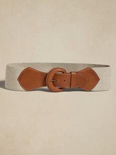 Llano Stretch Belt | Banana Republic Elegant Beige Fabric Belt, Elegant Beige Belt, Stretch Belt, Leather Accents, Wide Belt, Belts For Women, Fashion News, Banana Republic, Man Shop