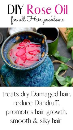 Rose Oil For Hair, Benefits Of Rose Water, Diy Rose, Silky Smooth Hair, Brown Spots On Face, Home Remedies For Hair