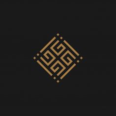 the logo for an artisan company, called's in gold and black colors