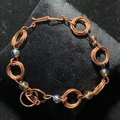 Never Worn Copper Bracelets Handmade, Wire Wrapped Jewelry Rings, Hammered Jewelry, Diy Chain, Wrapped Rings, Wire Jewelry Designs, Diy Wire Jewelry, Necklace Diy, Womens Jewelry