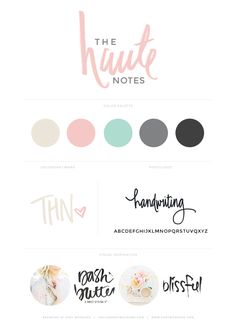 the logo and font design for an artisan shop, called the krute notes