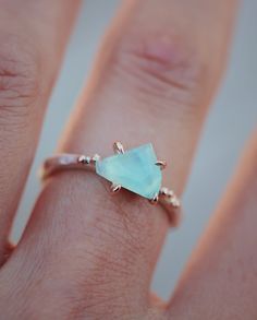 Peruvian Opal Ring || Forest Treasures by Amy Ambrose Peruvian Opal, Opal Ring, Cluster Ring, Opal Rings, Stacking Rings, Silver Band, Unique Rings, Ring Shopping, Bosnia And Herzegovina