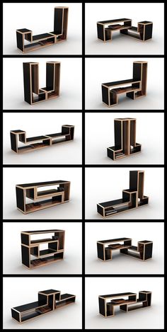 multiple images of different types of furniture in various stages of construction, including the top and bottom