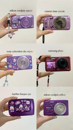 the instructions for how to take pictures with a camera and other things in their hands