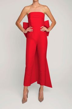 Margaret Silk Faille Jumpsuit with Convertible Skirt – ALEXIA MARÍA Column Skirt, Jersey Jumpsuit, Strapless Neckline, Convertible Dress, Column Gown, Jumpsuit Party, Mermaid Skirt, Midi Skirt Pencil, Ladies Dress Design