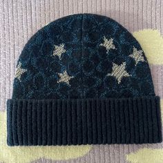 Winter Hat From The Fall 2024 Collection. The Materials Tag Is From Another Listing, There’s No Tag Inside This Hat. Vintage Winter Hats, Winter Hats Outfit, Winter Hat Outfit, Star Beanie, Cool Beanies, Embroidery Hat, Star Costume, Xmas 2024, Cute Beanies