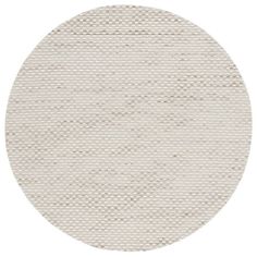 a round rug with an oval pattern on the top and bottom, in grey tones